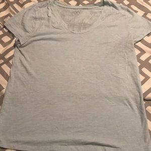 baby blue loft crew neck t-shirt